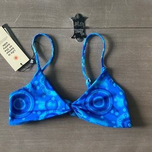 Black bough bikini top